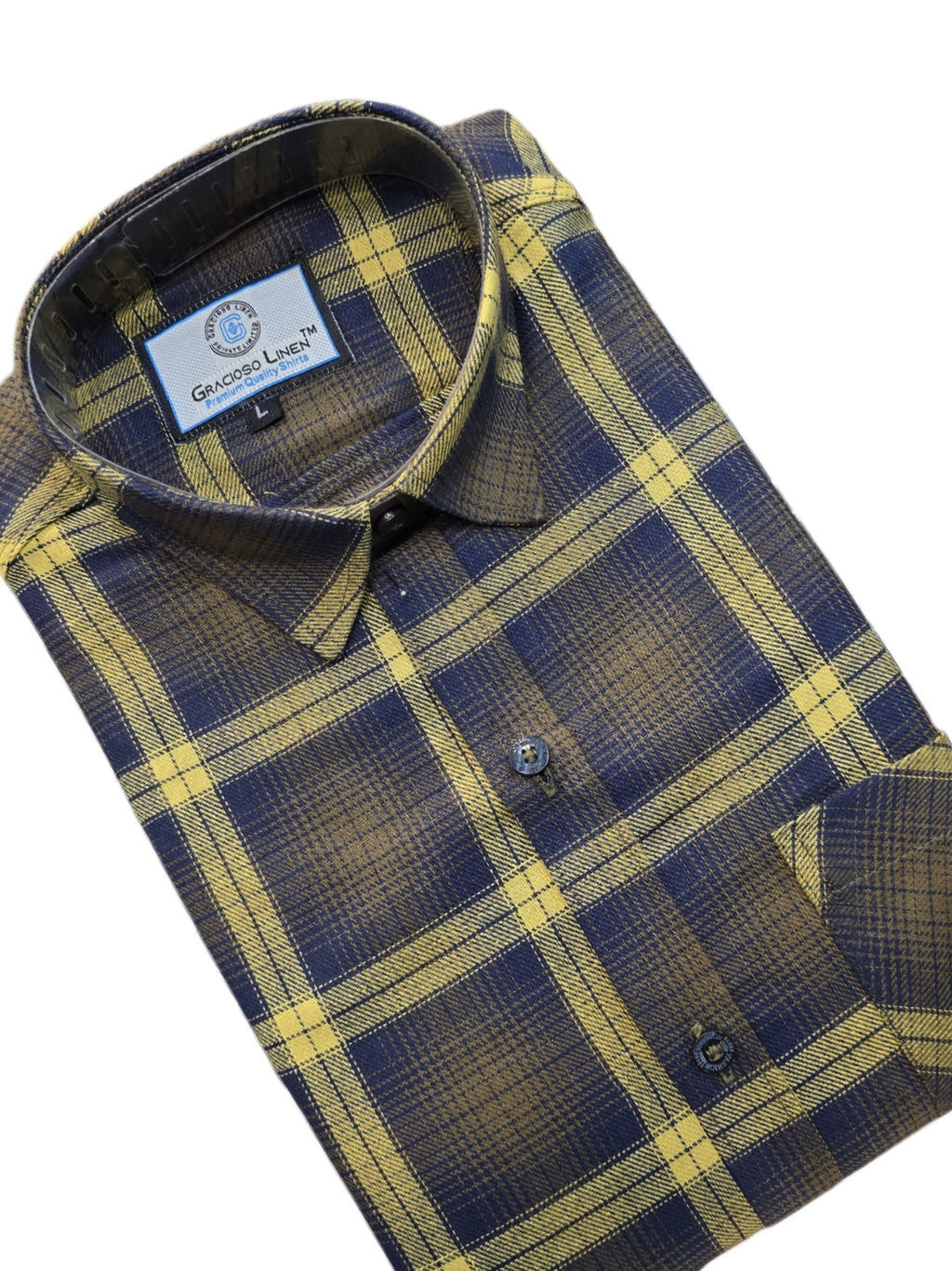 Cotton yarn dyed check shirts
