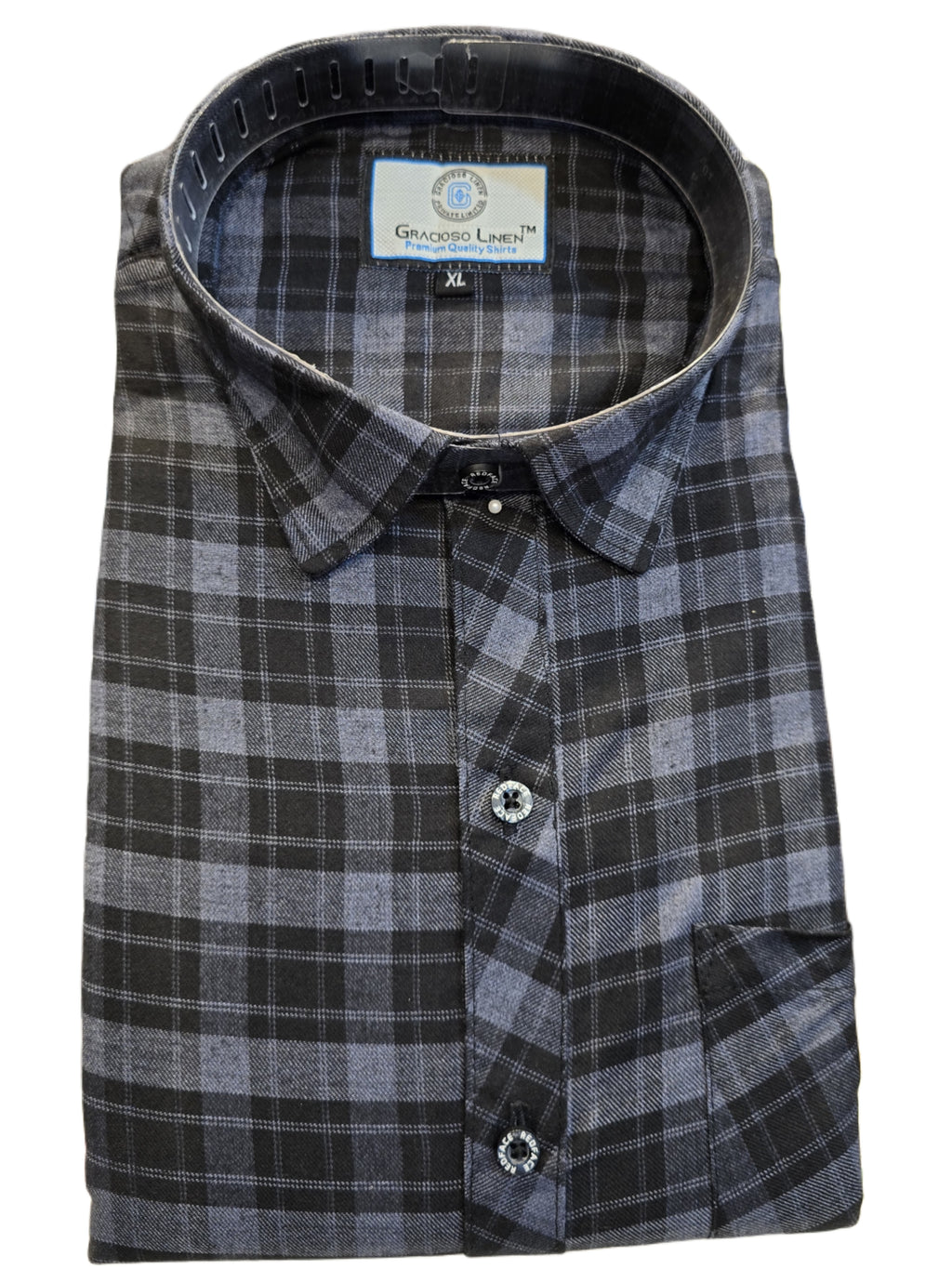 Cotton yarn dyed check shirts