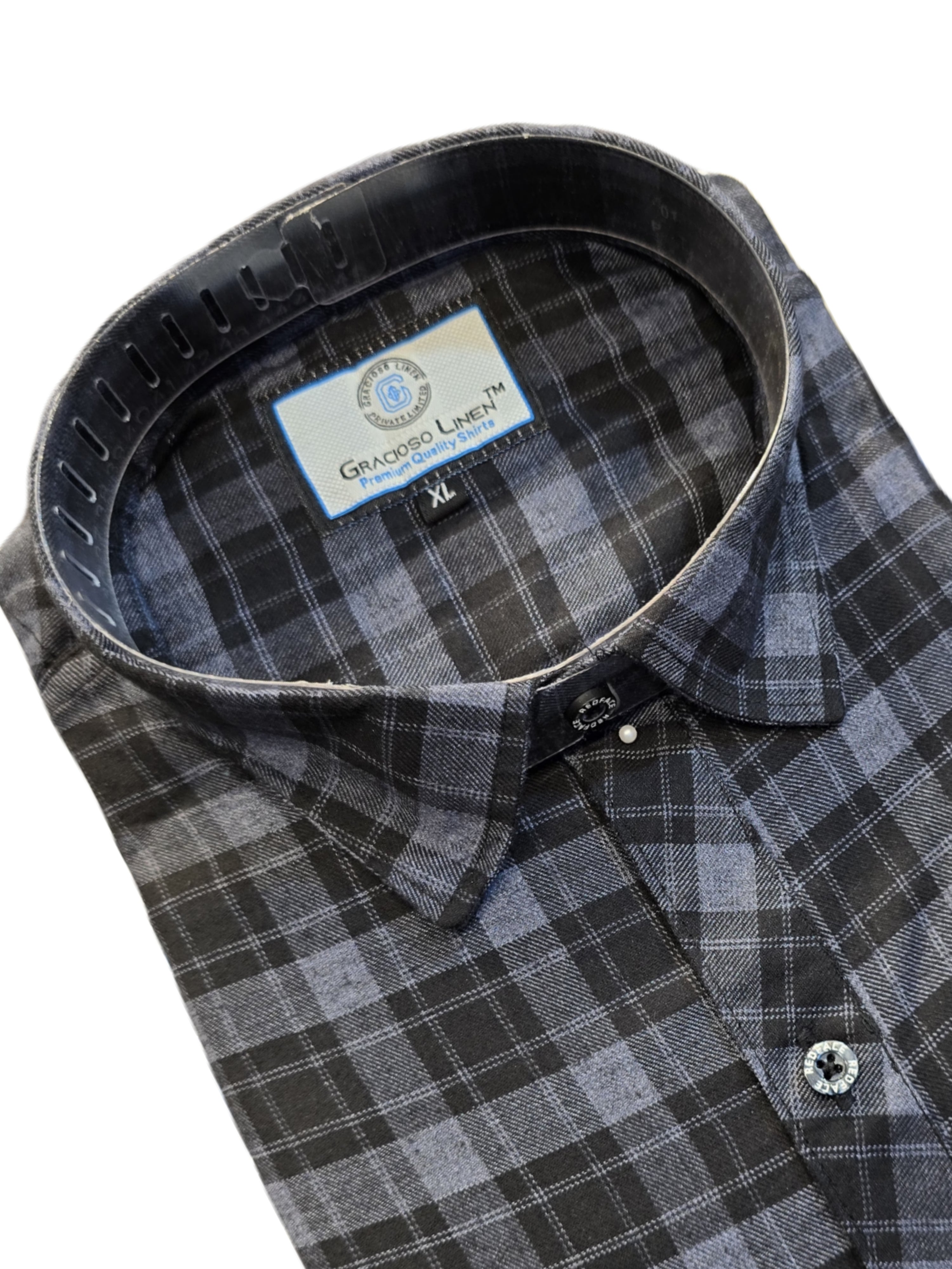 Cotton yarn dyed check shirts