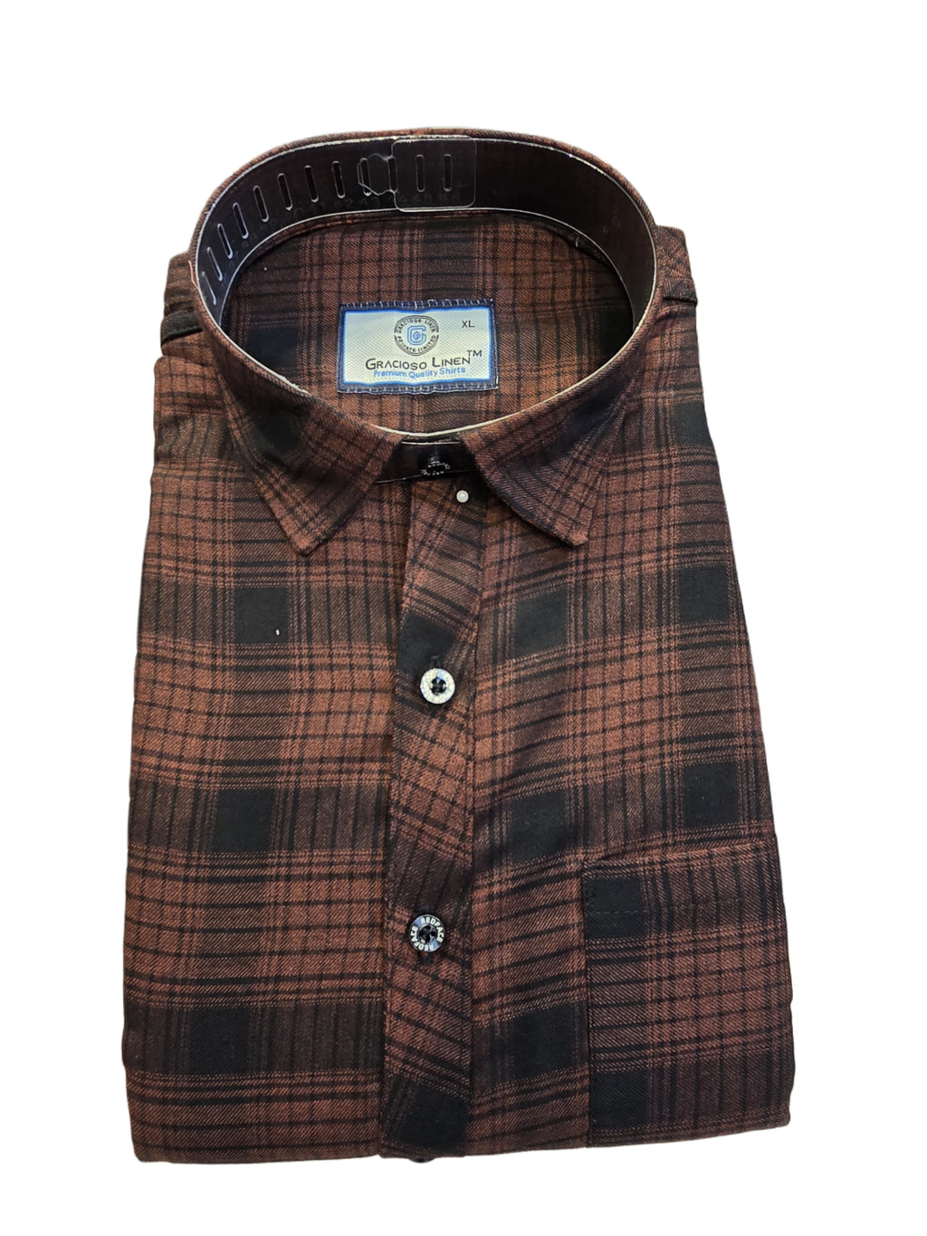 Cotton yarn dyed check shirts