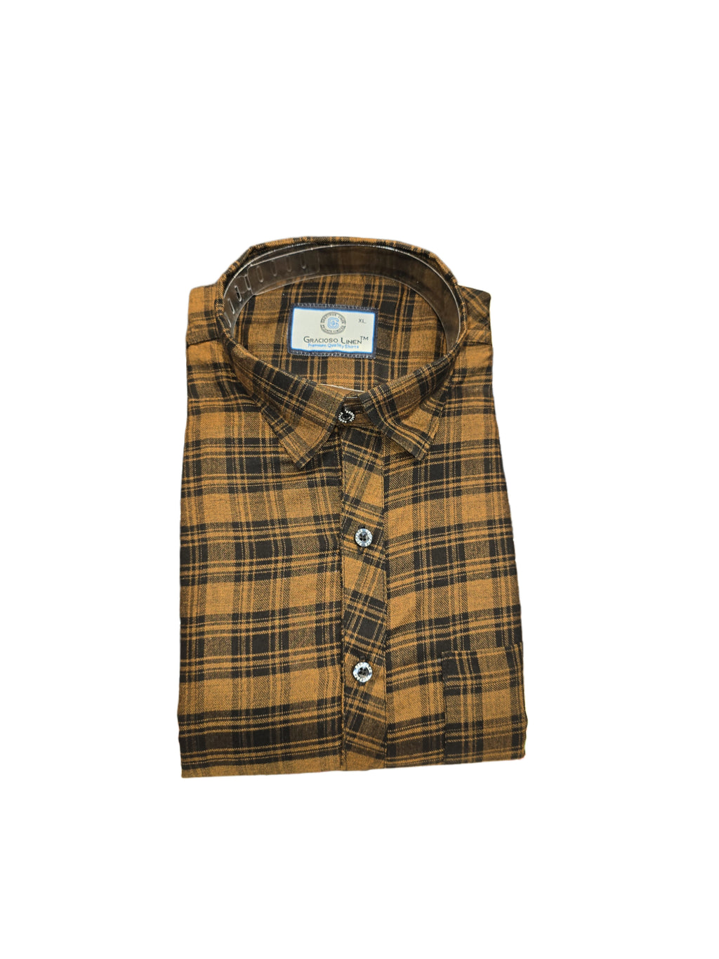 Cotton yarn dyed check shirt