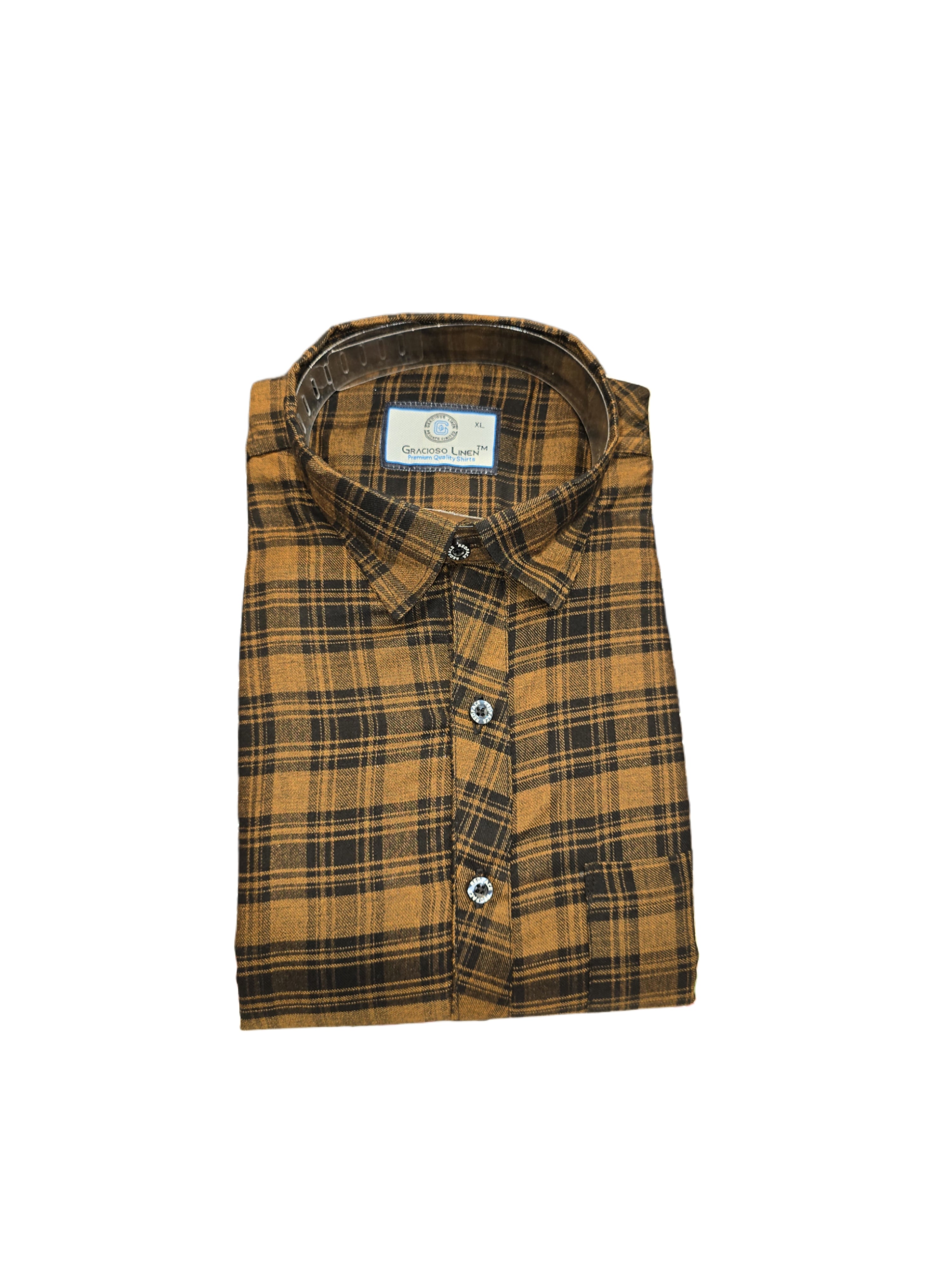 Cotton yarn dyed check shirt