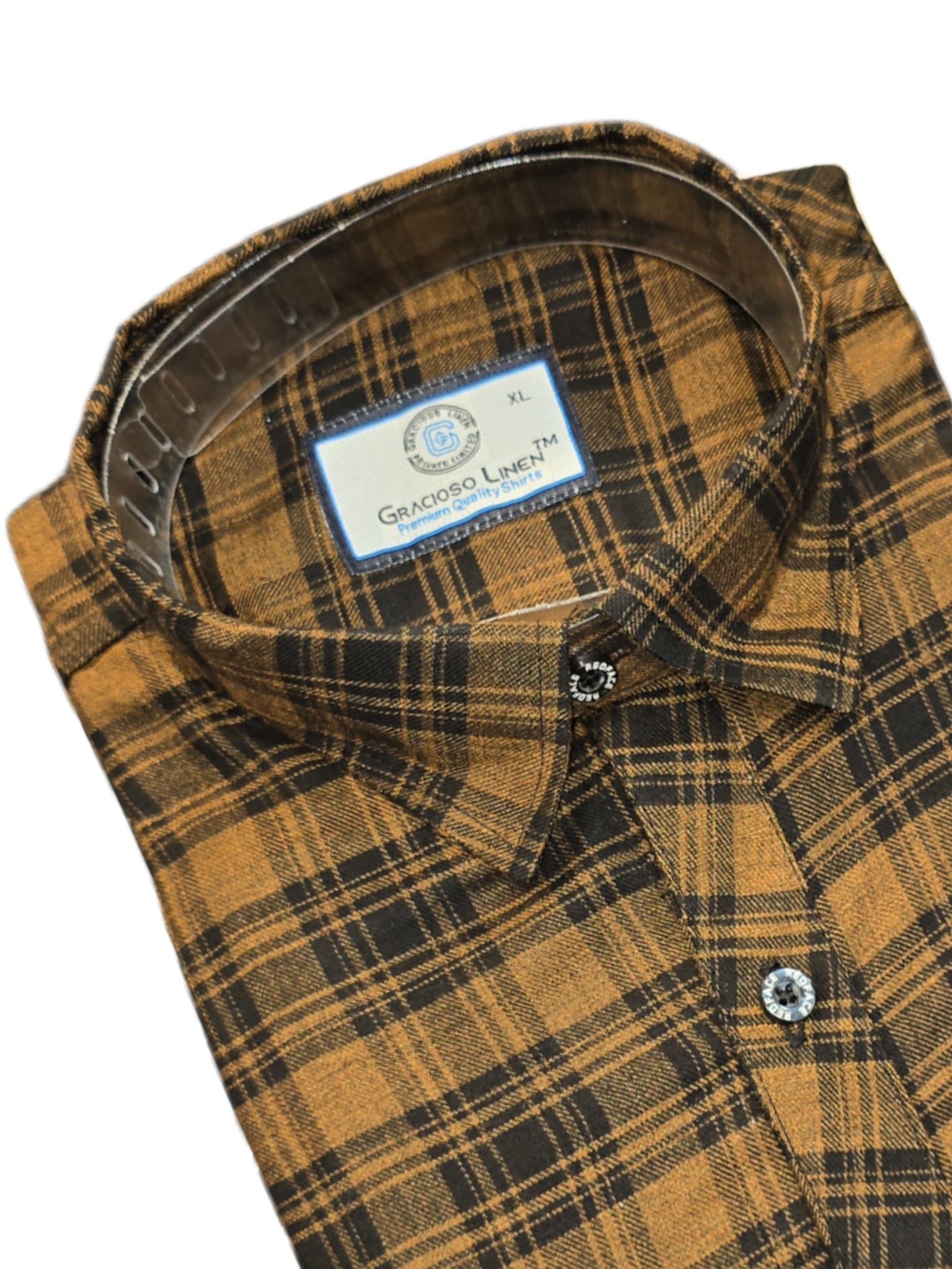 Cotton yarn dyed check shirt