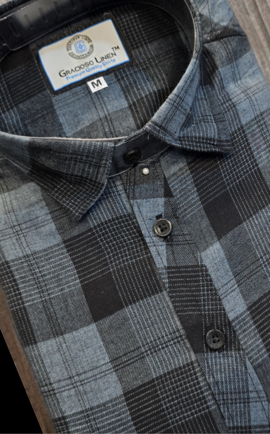 Cotton check shirt