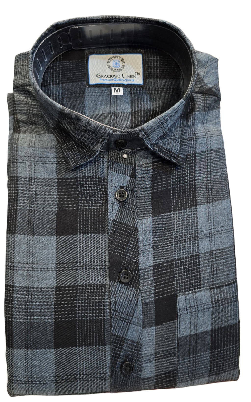 Cotton check shirt
