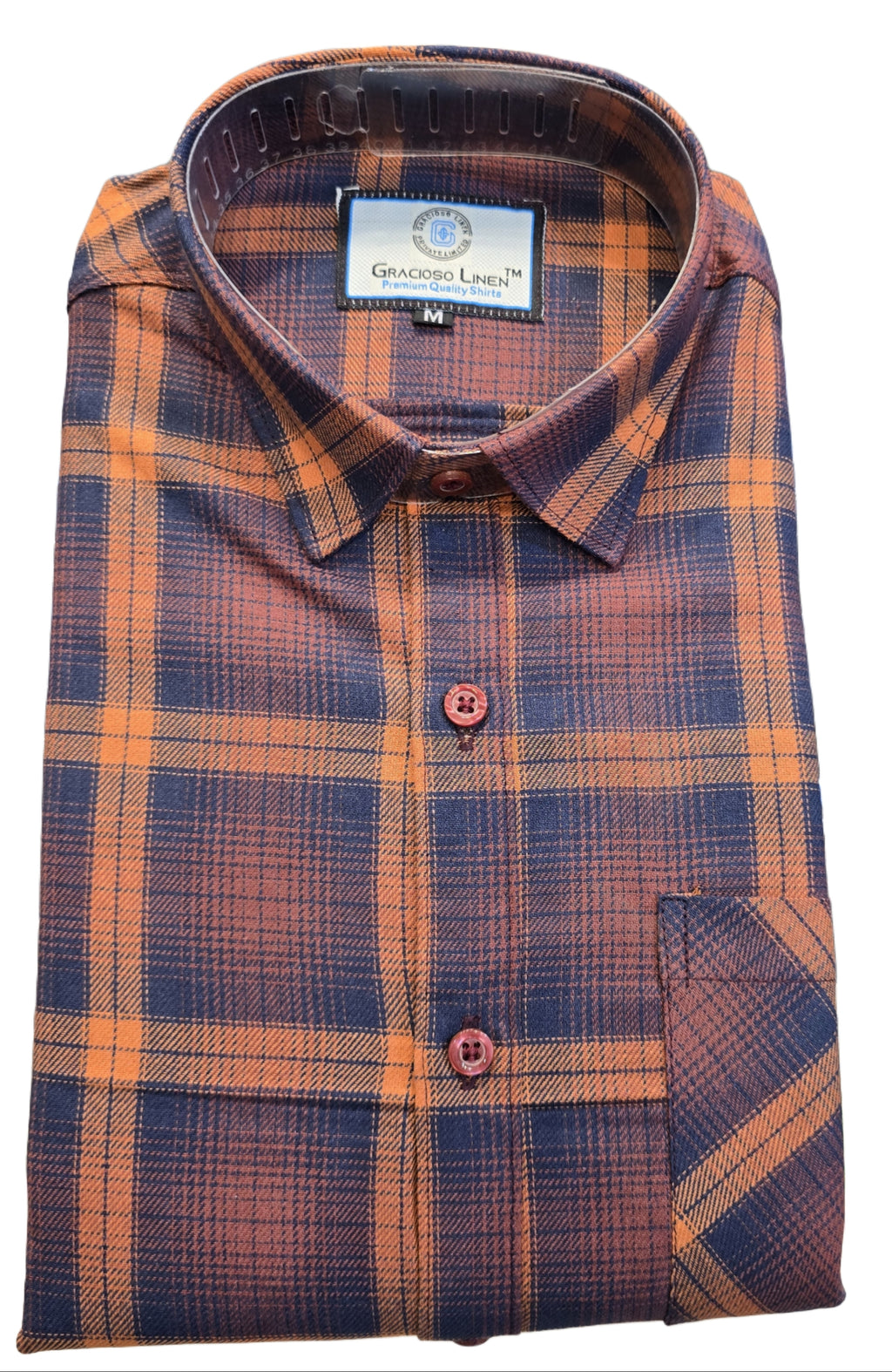 Cotton check shirt