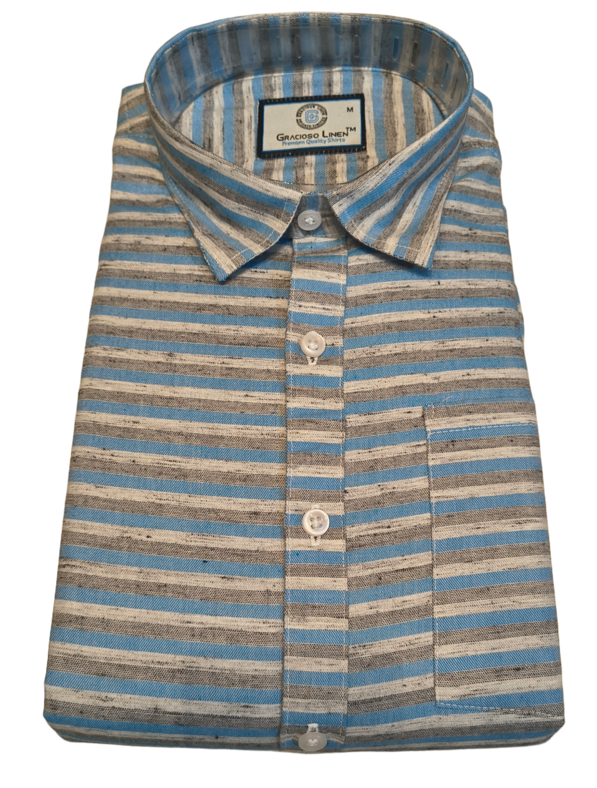 Cotton weft stripe shirt